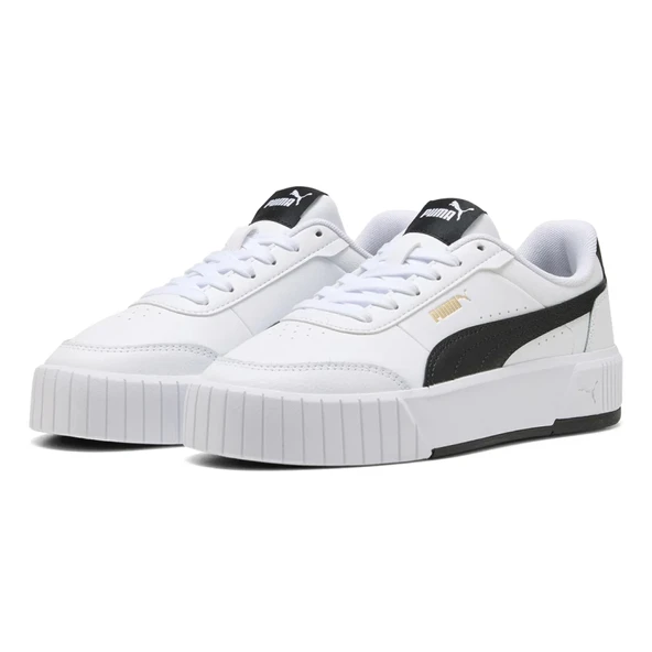 Puma Carina Mia Kadın Beyaz Sneaker Ayakkabı 40263702 - Resim 2