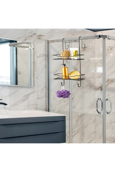 GenelTedarik Siyah Duşakabin Askılığı ürün görseli 1