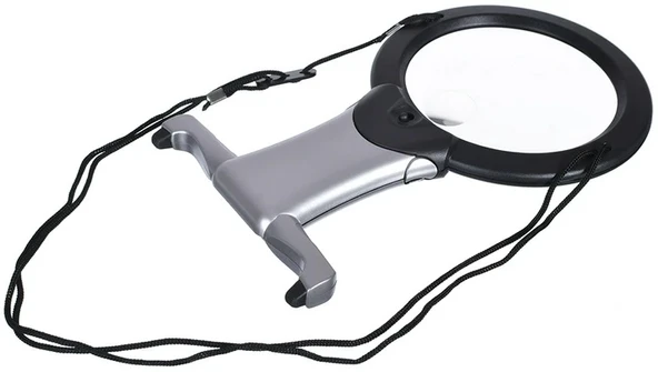 - 2x 6x Led Eller Serbest,boyun Asılı,dıkış,okuma İçin En Uygun Büyüteç 11b-1 - Resim 2