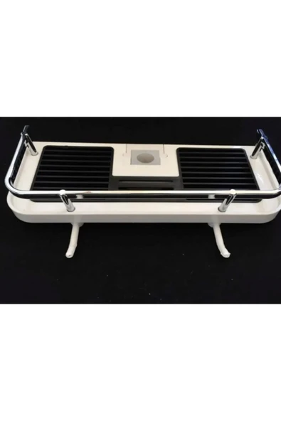 GenelTedarik Beyaz Robot Sürgülü Duş Sabunluğu Organizer - Resim 4