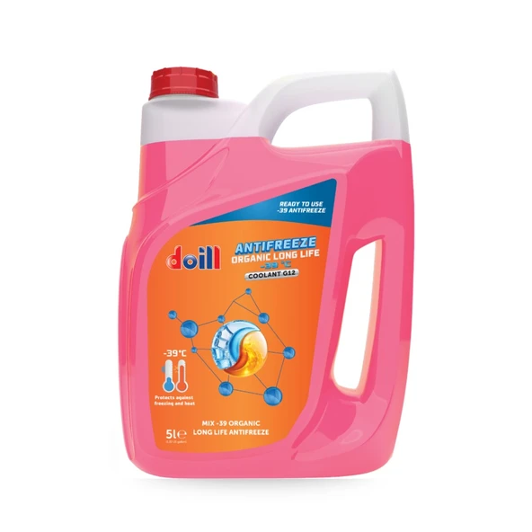 -39 / -40 Derece Hazır Karışım 5 Litre Kırmızı Organik Antifriz - G12 (Üretim Yılı: 2025) ürün görseli 1