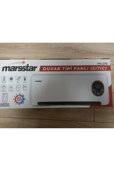 GenelTedarik Beyaz Duvar Tipi Isıtıcı Fanlı Sıcak Soğuk - Resim 4