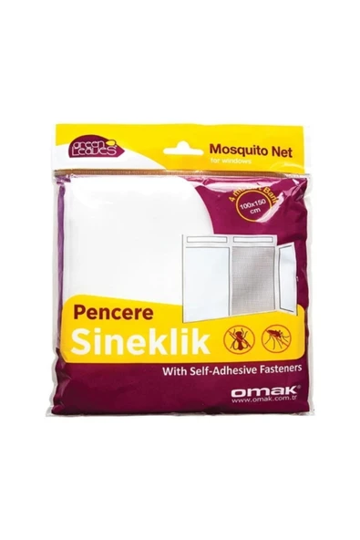 GenelTedarik Sineklik Yıkanabilir Pencere Sinekliği Cırt Bantlı Yapışkanlı 130cm X 150cm-swatter-windows - Resim 4