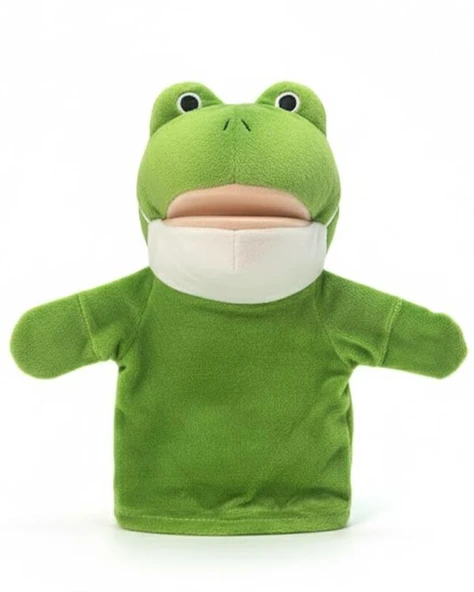 Kızılkaya Ağzı Hareketli El Kuklası Kurbağa Figürü 1705061 ürün görseli 1