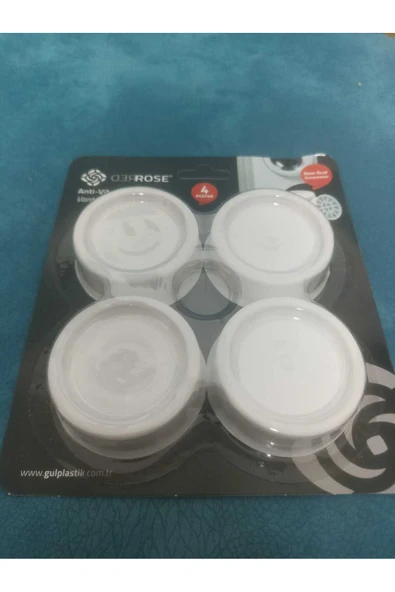 GenelTedarik Vantuzlu Çamaşır Makinesi Titreşim Ses Önleyici Ayak - Resim 3