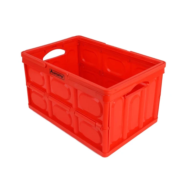 Katlanabilir Piknik Sepeti - Orcamp - Porto - 50 Lt - Kırmızı - (OUT-3580) - Resim 2