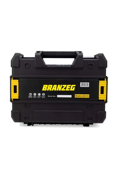 Branzeg 12 Yönlü 360 Derece Lazer Terazi Çizgi Hizalama Tripotlu Kumandalı - Resim 3