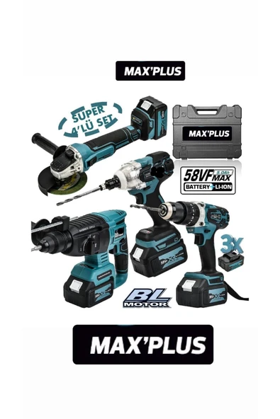 Maxplus 4’LÜ SET MATKAP ürün görseli 1