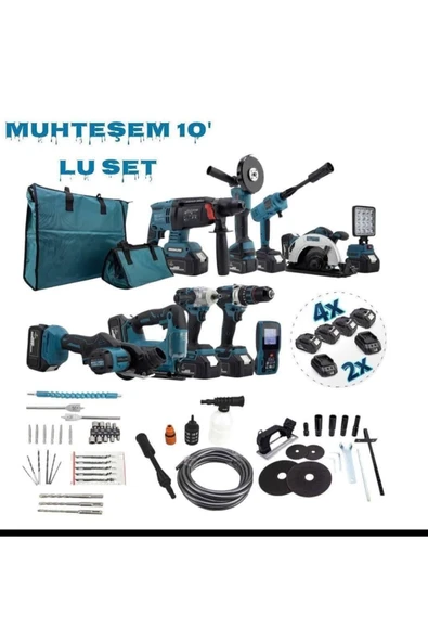 Maxplus 10 lu set matkap takımı ürün görseli 1