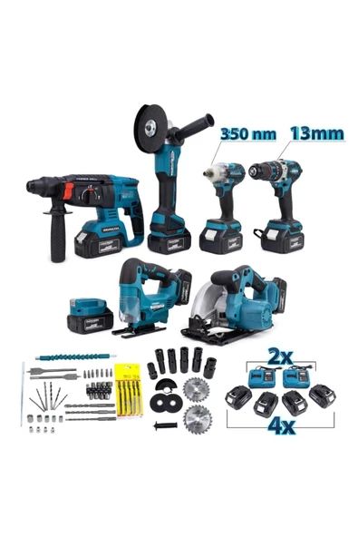 Maxplus 7 Li Set matkap takımı ful set ürün görseli 1