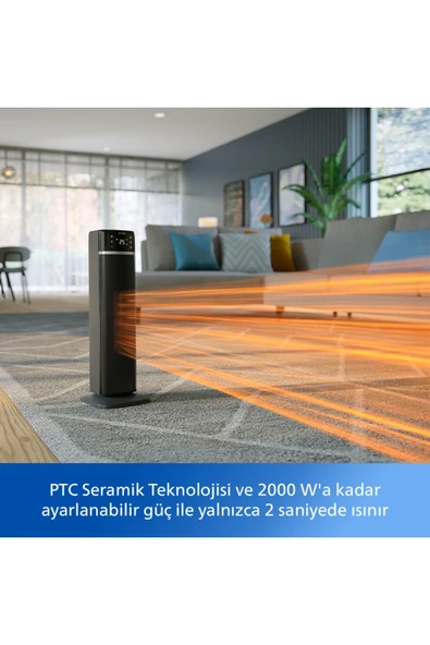 Philips CX5120/11 2000 W Seramik Isıtıcı - Resim 2