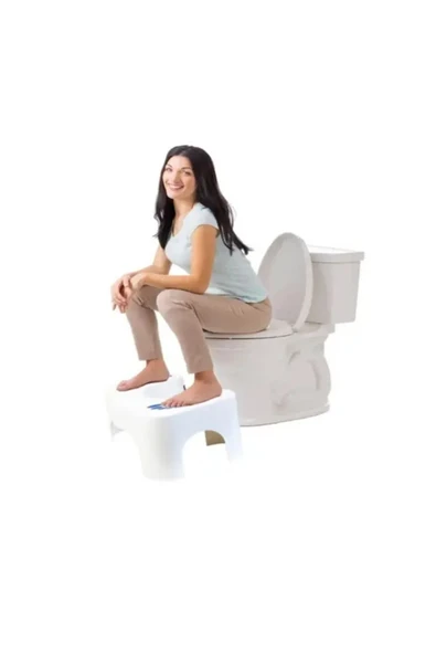 GenelTedarik Klozet Taburesi Klozet Basamak Klozet Ayaklığı - Kırmızı ürün görseli 1