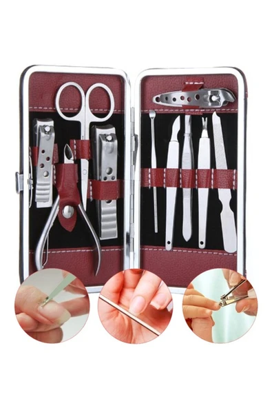 GenelTedarik profesyonel cüzdan manikür seti ürün görseli 1