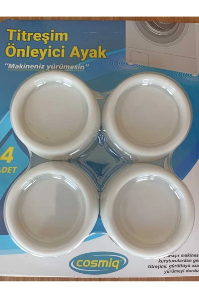 Cosmiq Beyaz Çamaşırmakinesi Titreşim Önleyici Ayak ürün görseli 1