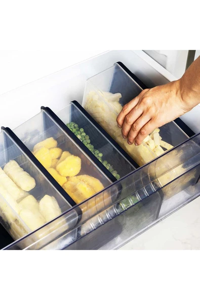 GenelTedarik BUZDOLABI DERİN DONDURUCU KABI KAPAKLI KAPAKLI KIRILMAZ SAKLAMA KABI 2,1 LT ürün görseli 1