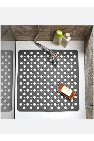 GenelTedarik Füme Vantuzlu Duş Kaydırmazı Matı ürün görseli 1