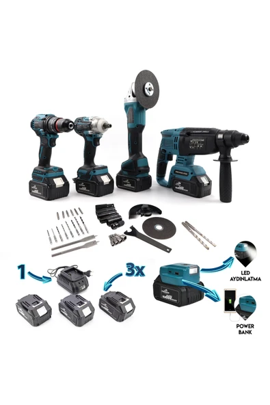 Maxplus 5 li set matkap ürün görseli 1