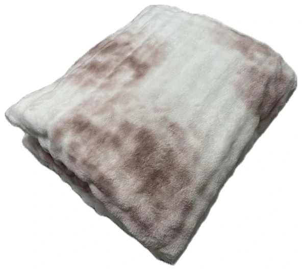 Merinos Harmony Çift Kişilik Peluş Battaniye 220x240 Güldefne Rengi Yeni Model Yeni Desen ürün görseli 1