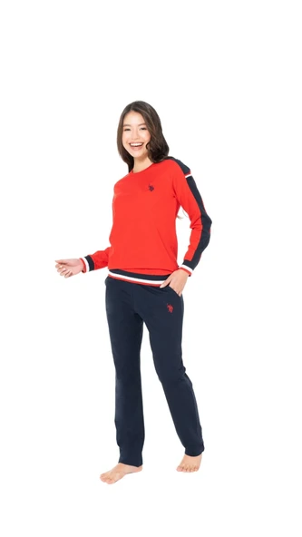 Us Polo Kadın Uzun Kol Pijama Takım 20116 ürün görseli 1