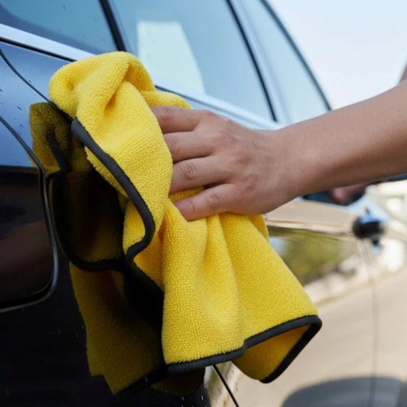 Technow King Zebra  50x70 cm 240 GSM Çift Taraflı Araç Oto Kurulama Temizlik  Bezi - Resim 5