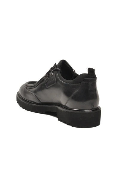 Ayakmod Siyah İçi Tekstil Dışı Hakiki Deri Erkek Casual Ayakkabı 3467 M - Resim 4