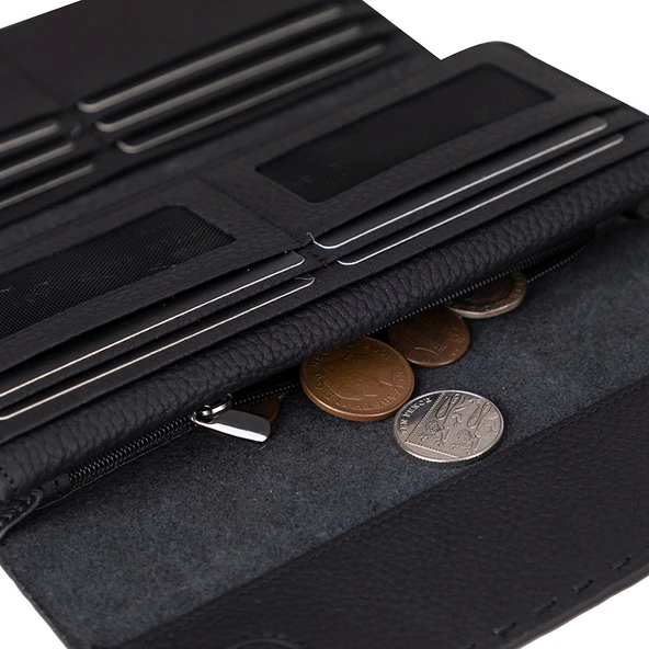 Novira Deri Cüzdan-SİYAH - Resim 10