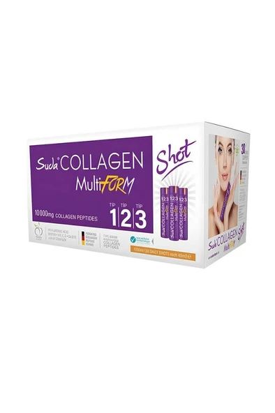 Suda Collagen Multiform Şeftali Aromalı 40 ml 30 Shot ürün görseli 1