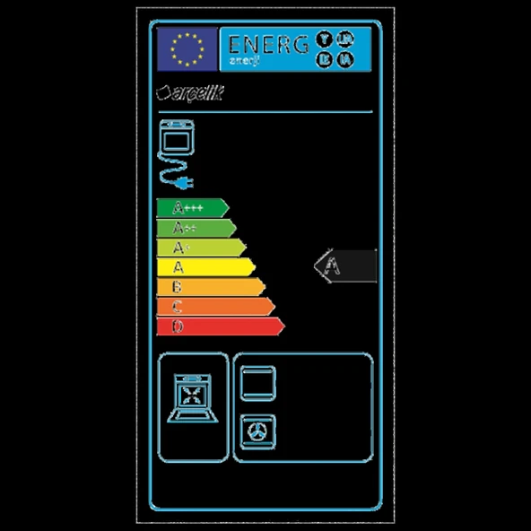 Arçelik AFC 221 HB Ankastre Standart Fırın - Resim 6