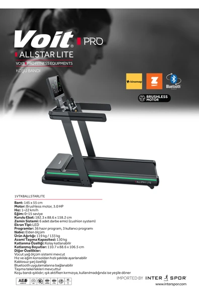 PRO Allstar Lite Koşu Bandı - Resim 5