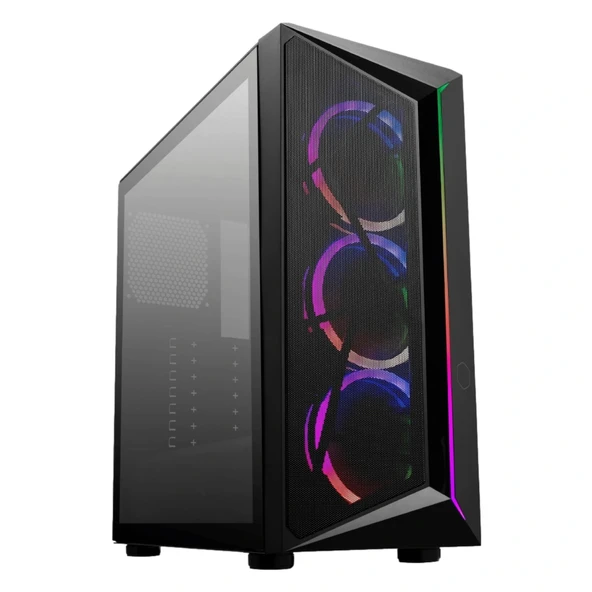 Cooler Master CMP510 TG 650W 80+ Bronze ARGB Halo Mesh ATX Mid Tower Kasa ürün görseli 1