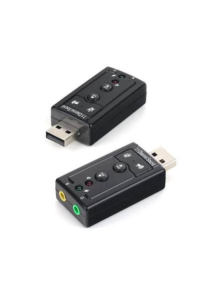 Dark DK-AC-USC71 USB2.0 7.1 Stereo Ses Efektli Ses Kartı (Windows ve MAC Destekli) ürün görseli 1