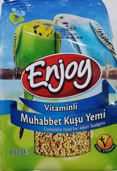 Enjoy Vitaminli Muhabbet Kuşu Yemi 400 g. ürün görseli 1