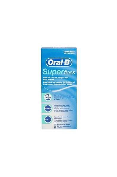 Oral-B Super Floss 50’li Diş İpi - Resim 2
