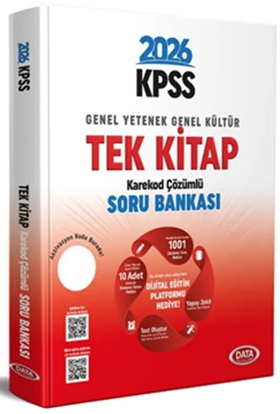 2026 KPSS GYGK Tek Kitap Soru Bankası Data Yayınları ürün görseli 1