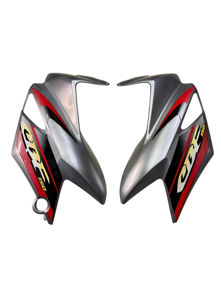 HONDA CBF150 ÖN GRENAJ DEPO YAN SİPERLİK SAĞ-SOL GÜMÜŞ - Resim 2