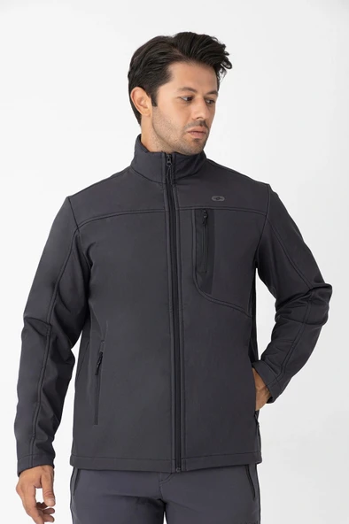 Crozwise Erkek SOFTSHELL Mont Antrasit 5039-06 ürün görseli 1