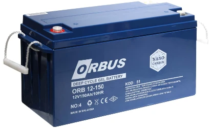 Orbus 12V 150A Jel Akü ürün görseli 1