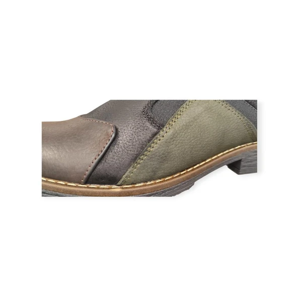 MAMMAMİA D25KA-3425 DÜZ TOPUK GÜNLÜK DERİ KADIN AYAKKABI - Resim 8