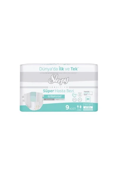 Sleepy Süper Hasta Bezi Medium Boy M 85 - 125 cm 9 Adet ürün görseli 1