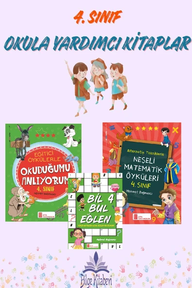 Ata 4.Sınıf Bil Bul Eğlen+Okuduğumu Anlıyorum+Neşeli Matematik Öyküleri ürün görseli 1