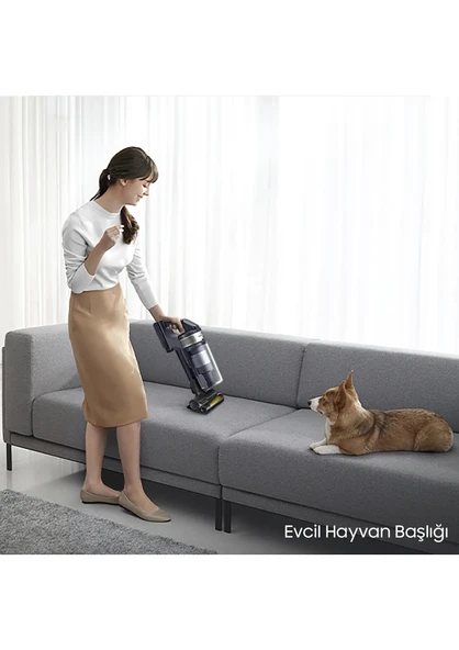 Samsung Jet 75E VS20B75ACR5/TR Şarjlı Dikey Süpürge - Resim 10