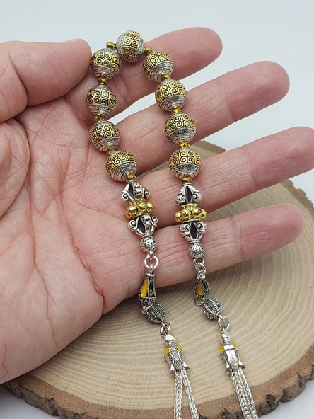 Zaza Prestij Serisi – Desenli Koleksiyonluk Zaza Tesbih 12*11,5mm (61236) ürün görseli 1