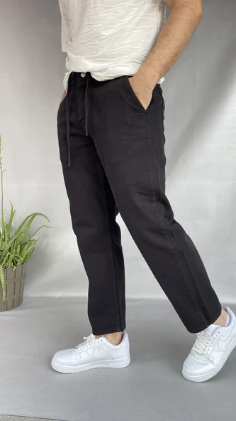 Yumuşak Denim Boyfriend Pantolon - Resim 5