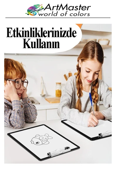 A5 Kırmızı Kapaklı Sekreterlik 1 Adet Renkli Klipsli Metal Mekanizmalı 80 Yaprak Kapasiteli Ofis Büro - Resim 5