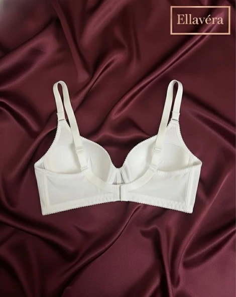 Soft Destekli Kaplı Düz Sütyen - Resim 2