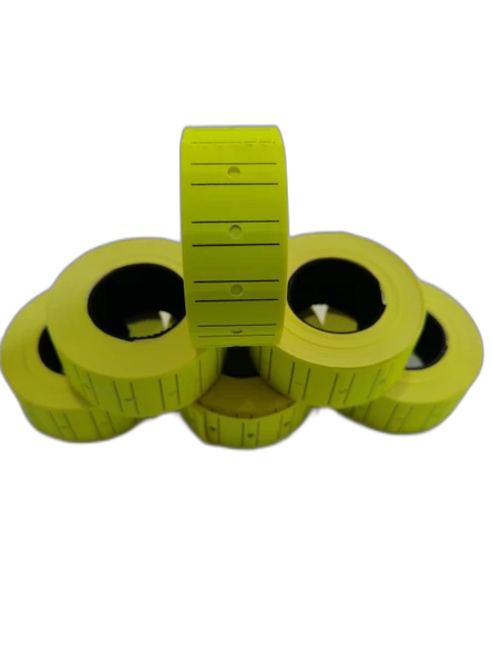 Tanex Sarı Fiyat Etiketi 12x21mm ürün görseli 1