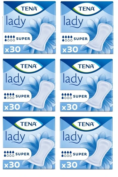 Lady Süper 5 Damla Kadın Mesane Pedi 30'lu 6 Paket / 180 Adet ürün görseli 1