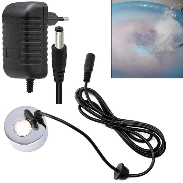 45mm Büyük AC/DC Metal Soğuk Buhar Üreteci, Kuluçka Nem Nozulu 24v+Adaptör - Resim 5