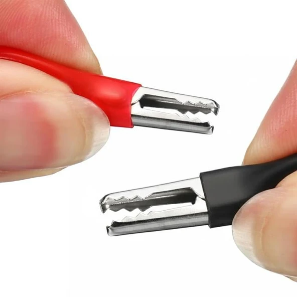 Powermaster PM-28659 USB Dişi - Küçük Krokodil Uçlu 5V 2A Test Kablosu 60 CM - Resim 3