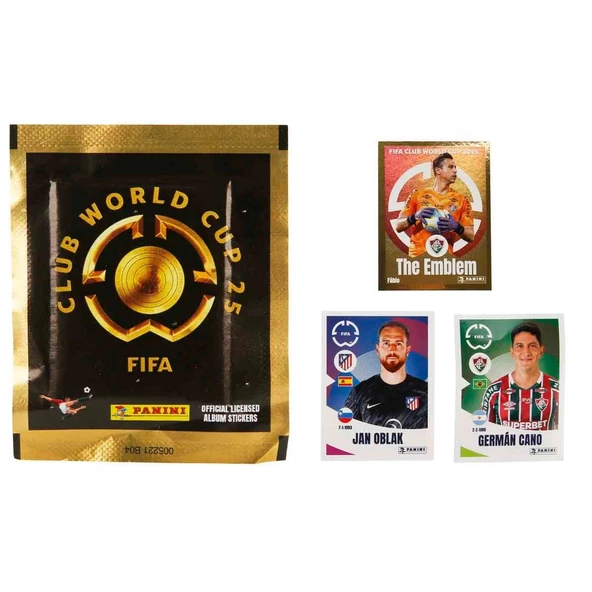 Panini FIFA Club World Cup 25 Sticker (5 Paket) - Fifa Dünya Kupası 2025 Trading Futbolcu Sticker Panini - Panini Sticke - Resim 5